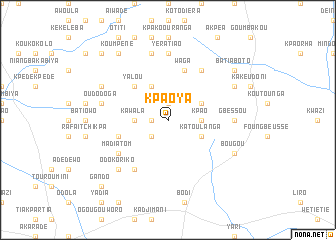 map of Kpaoya