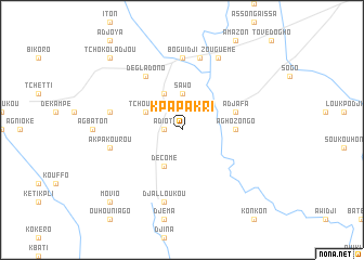 map of Kpapakri