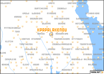 map of Kpapala Kénou