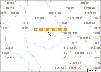 map of Kpégnon Agoromé