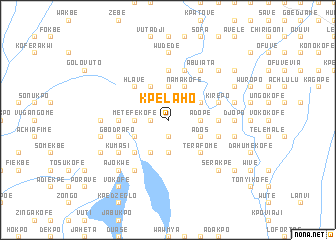 map of Kpelaho