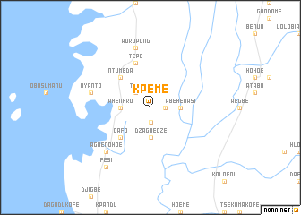 map of Kpeme