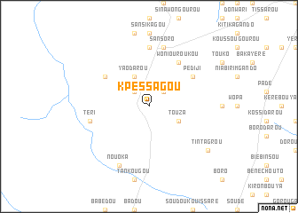 map of Kpéssagou
