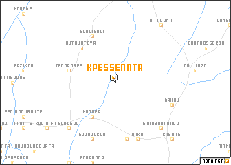 map of Kpessennta