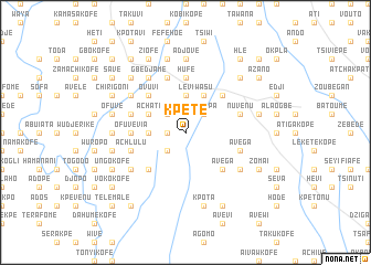 map of Kpete