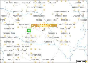 map of Kpeungarikaha