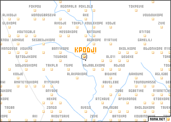 map of Kpodji