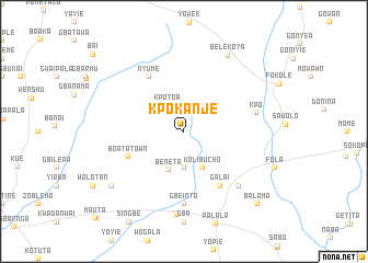 map of Kpokanje