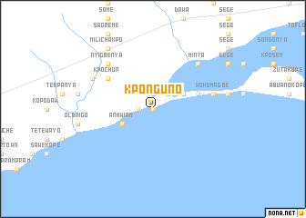 map of Kponguno