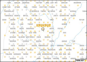 map of Kpukpur
