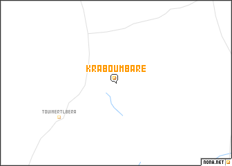 map of Krâʼ Boû Mbaré