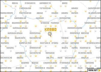 map of Krabo