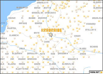 map of Krabraïbé