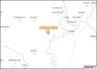 map of Kradenan