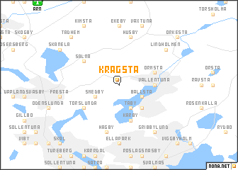 map of Kragsta