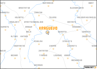 map of Kraguevo