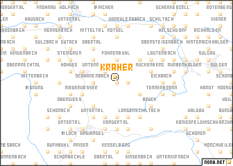 map of Kräher