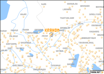 map of Krahom