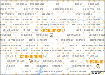 map of Krahwinkel