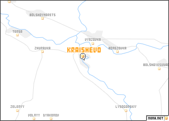 map of Kraishevo