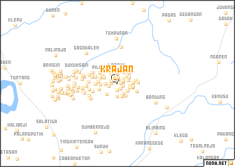 map of Krajan