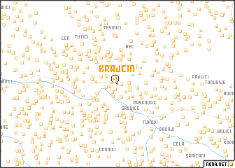 map of Krajčin