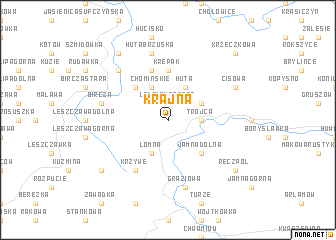 map of Krajna