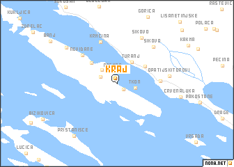 map of Kraj