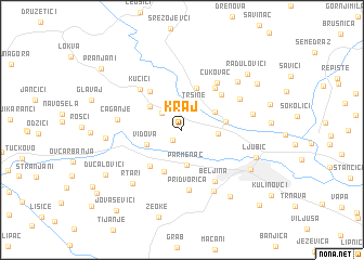 map of Kraj