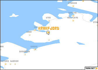 map of Kråkfjord