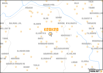 map of Krakra