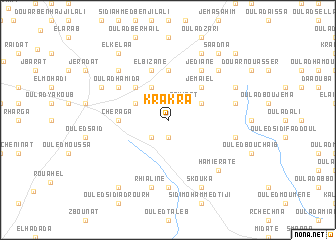 map of Krakra