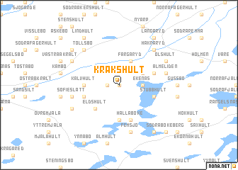 map of Kråkshult