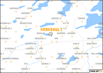 map of Kråkshult