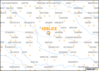 map of Kralice