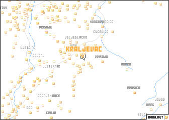 map of Kraljevac