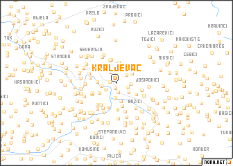 map of Kraljevac