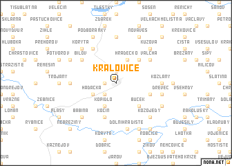 map of Kralovice