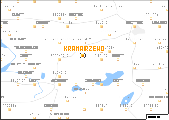 map of Kramarzewo