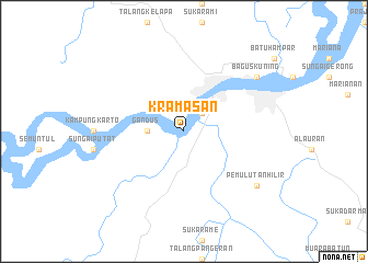 map of Kramasan