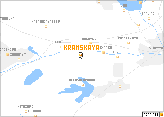 map of Kramskaya