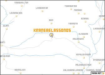 map of Kranéa Elassónos