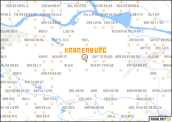 map of Kranenburg