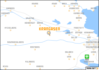 map of Krångåsen
