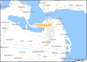 map of Kranggan