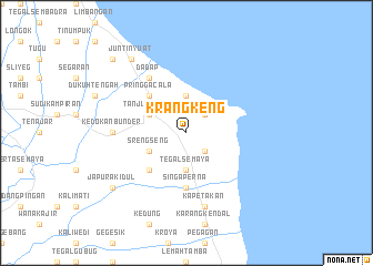 map of Krangkeng