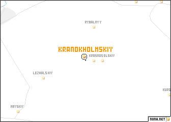 map of Kranokholmskiy