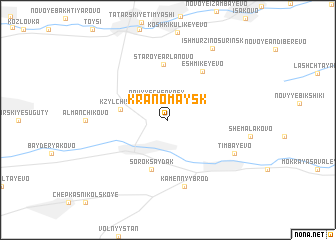 map of Kranomaysk