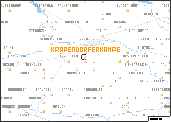 map of Krapendorfer Kämpe