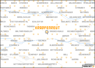 map of Krapfenreut